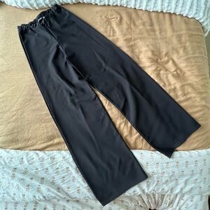 Black Wide Leg Trousers